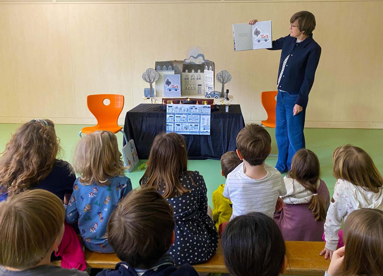 Leonora Leitl zu Besuch im Hort Schwertberg