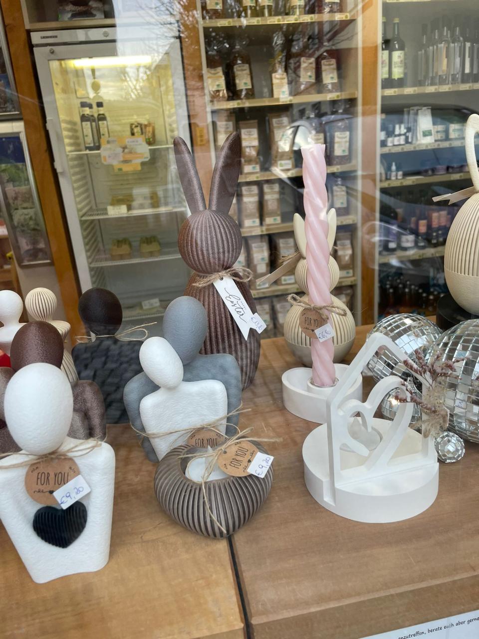 Schaufenster mit Dekorartikel