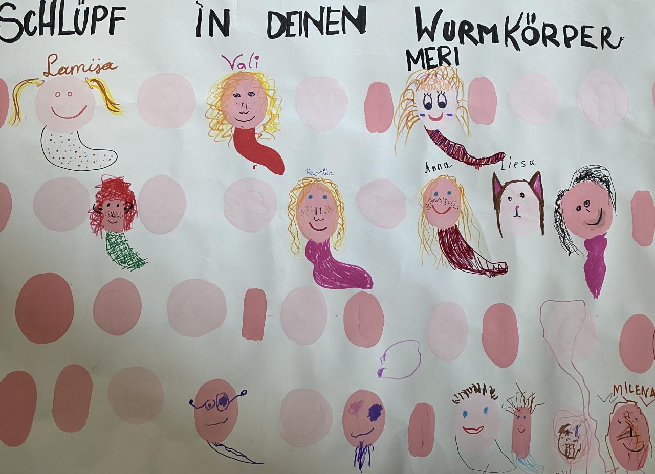 Bücherwurm Face-In