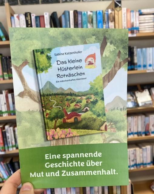 Ein Flyer des Kinderbuches